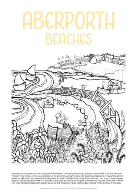 Book cover of: Helen Elliott Poster: Aberporth Beaches