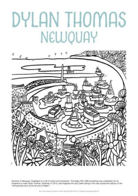Book cover of: Helen Elliott Poster: Dylan Thomas Newquay