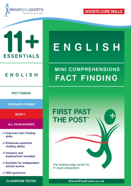 Book cover of: 11+ Essentials English: Mini-Comprehensions Fact-Finding Book 2