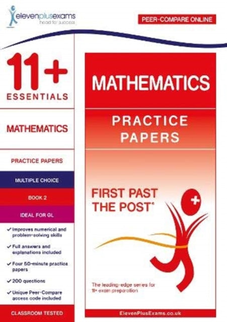 Book cover of: 11+ Essentials Mathematics Practice Papers Book 2