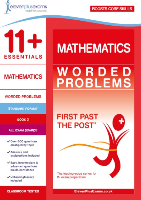 Book cover of: 11+ Essentials Mathematics: Worded Problems Book 3
