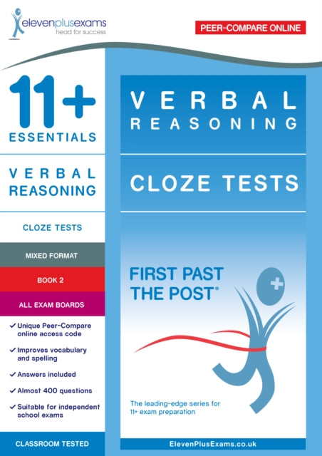 Book cover of: 11+ Essentials Verbal Reasoning: Cloze Tests Book 2