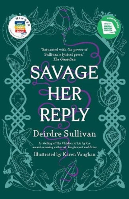 Book cover of: Savage Her Reply - YA Book of the Year, Irish Book Awards 2020. By: Deirdre Sullivan
