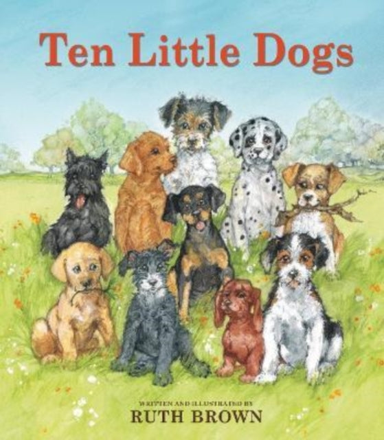 Book cover of: Ten Little Dogs. By: BROWN, RUTH