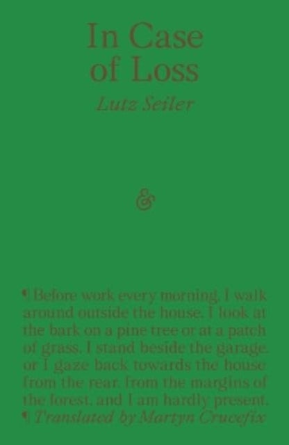 Book cover of: In Case of Loss. By: SEILER