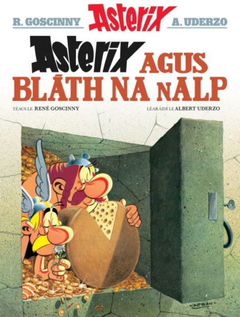 Book cover of: Asterix agus Blath na nAlp (Asterix i nGaeilge / Asterix in Irish)