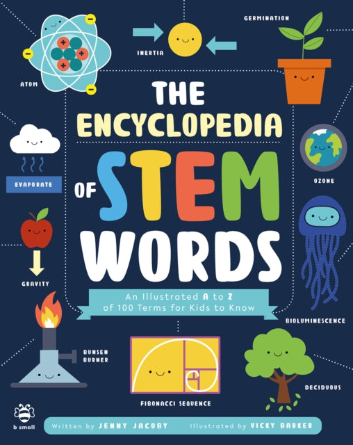 Book cover of: Encyclopedia of STEM Words. By: Jenny Jacoby