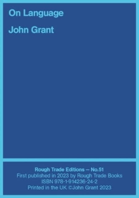 Book cover of: On Language - John Grant and Will Burns (RT#51)