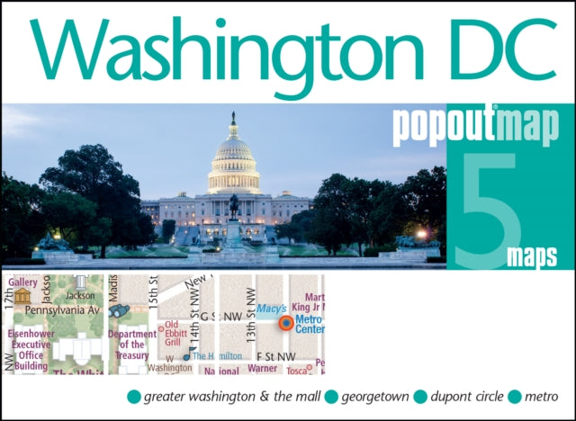 Book cover of: Washington DC PopOut Map