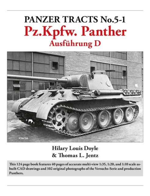 Book cover of: Panzer Tracts No.5-1: Pz.Kpfw. Panther Ausfuhrung D