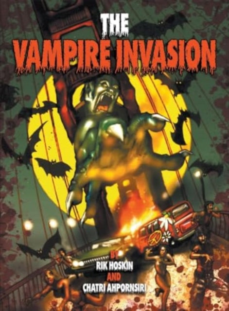 Book cover of: Vampire Invasion. By: Rik Hoskin