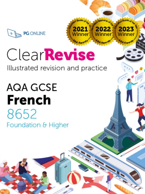 Book cover of: ClearRevise AQA GCSE French 8652