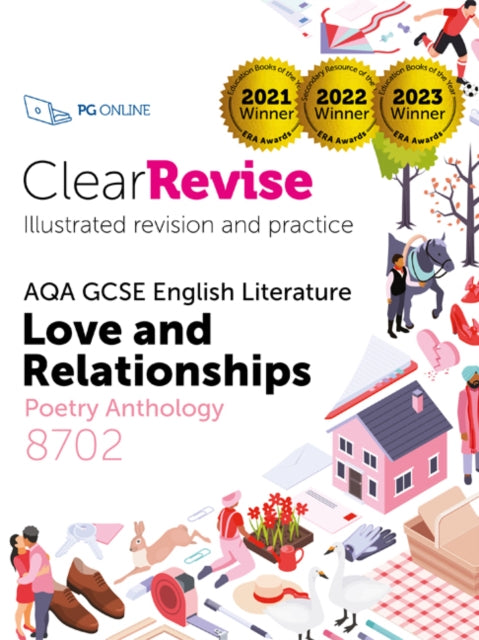 Book cover of: ClearRevise AQA GCSE English Literature: Love and relationships, Poetry Anthology 8702