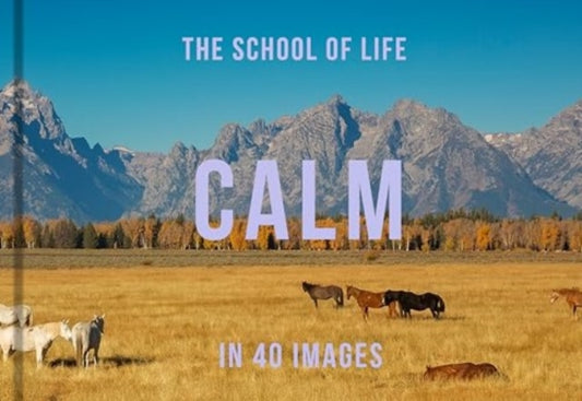 Book cover of: Calm in 40 Images. By: The School Of Life