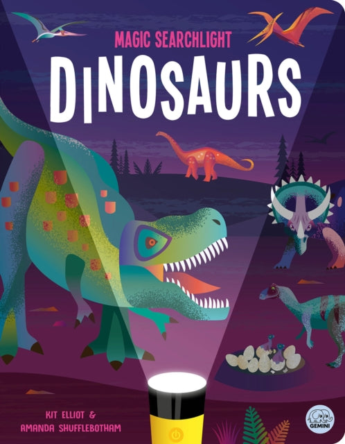 Book cover of: Magic Searchlight - Dinosaurs