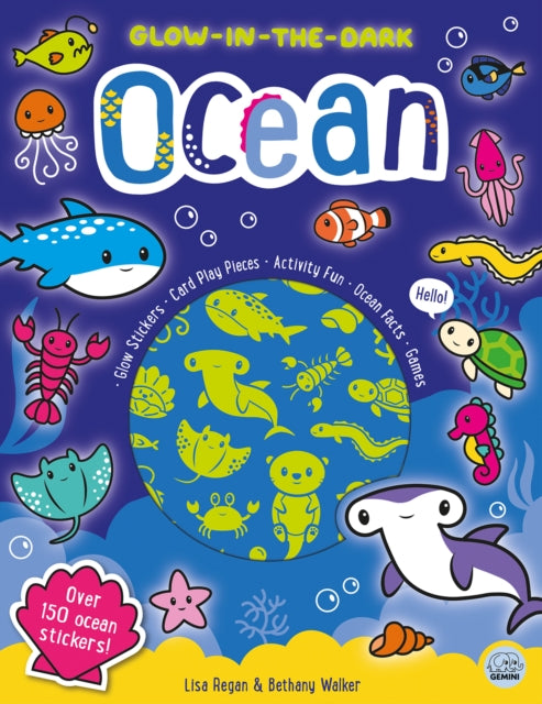 Book cover of: Glow-in-the-Dark Ocean Sticker Activity