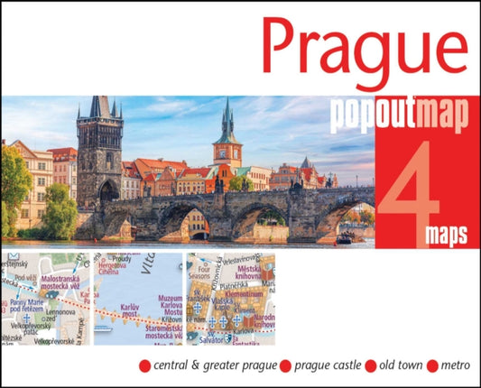 Book cover of: Prague PopOut Map - pocket size, pop up map of Prague city centre