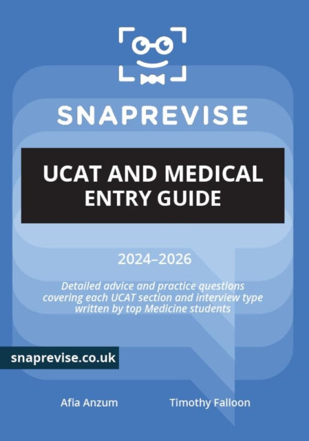 Book cover of: SnapRevise UCAT and Medical Entry Guide