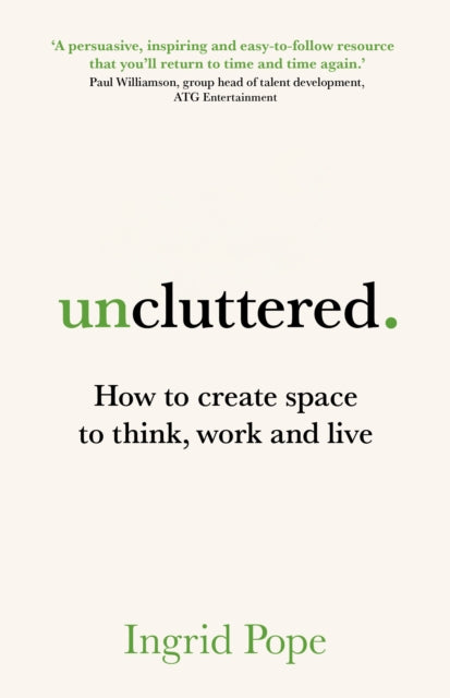 Book cover of: Uncluttered