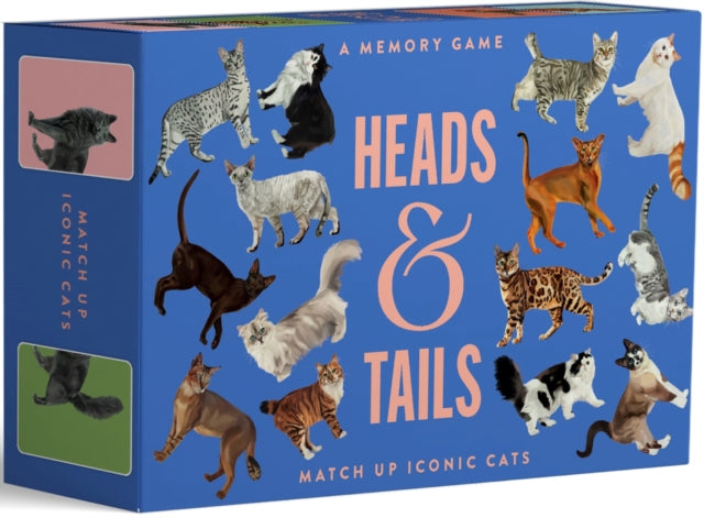 Book cover of: Heads & Tails: A Cat Memory Game Cards