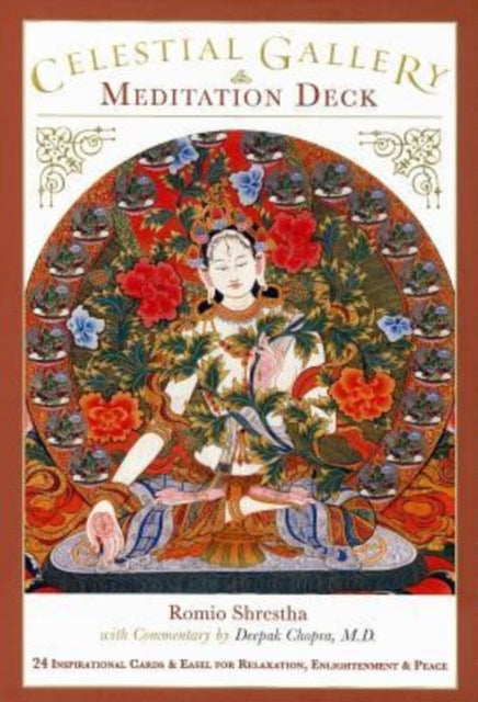Book cover of: Celestial Gallery Meditation Deck. By: Romio Shrestha