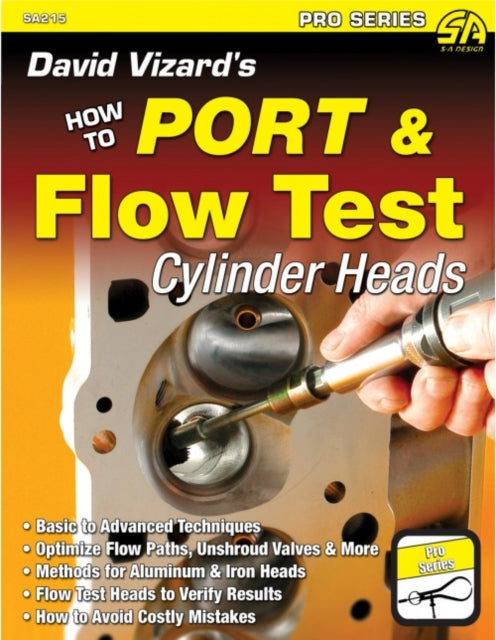 Book cover of: David Vizard's How to Port & Flow Test Cylinder Heads. By: David Vizard