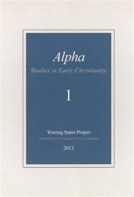 Book cover of: Alpha (1). By: Alvin P. Cohen