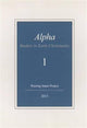 Book cover of: Alpha (1). By: Alvin P. Cohen