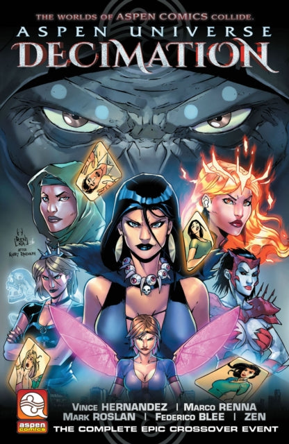 Book cover of: Aspen Universe: Decimation Volume 1. By: Vince Hernandez