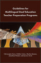 Book cover of: Guidelines for Multilingual Deaf Education Teacher Preparation Programs. By: Christopher Kurz