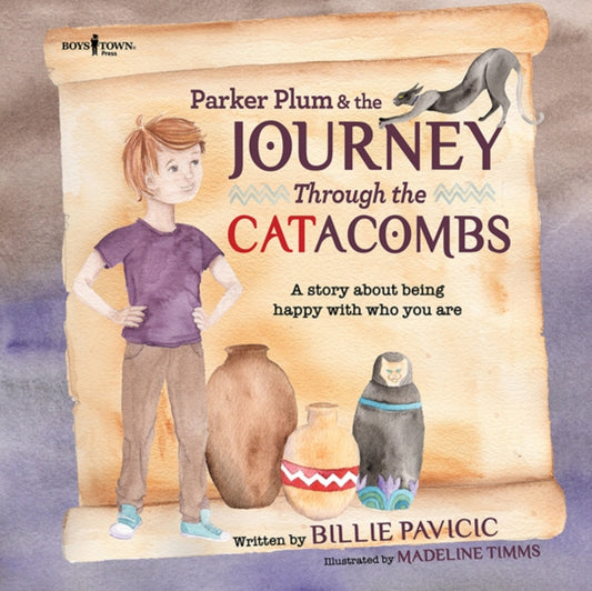 Book cover of: Parker Plum & the Journey Through the Catacombs. By: Billie Pavicic