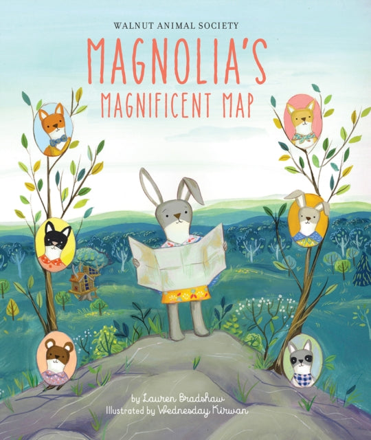 Book cover of: Magnolia’s Magnificent Map. By: Lauren Bradshaw
