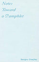 Book cover of: Notes Toward a Pamphlet. By: Sergio Chejfec
