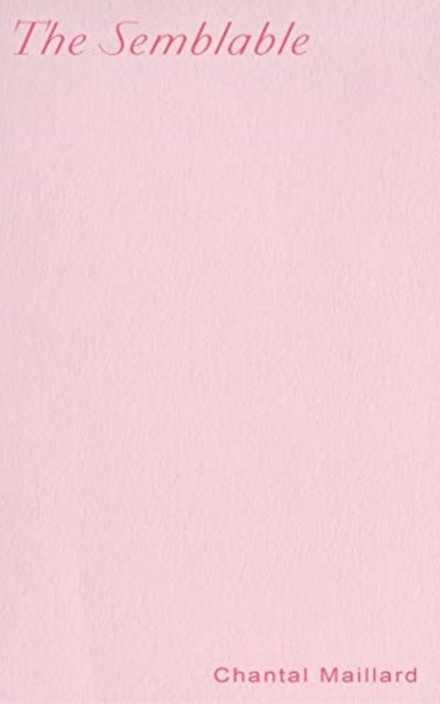 Book cover of: Semblable