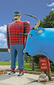 Book cover of: Paul Bunyan and Babe Blank Journal. By: Nodin Press