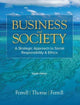 Book cover of: Business & Society. By: Ferrell