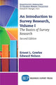 Book cover of: Introduction to Survey Research, Volume I. By: Cowles, Ernest L.