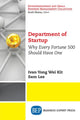 Book cover of: Department of Startup. By: Ivan Yong Wei