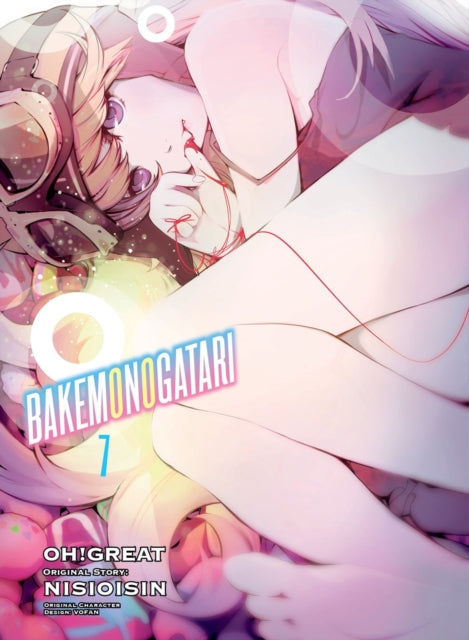 Book cover of: BAKEMONOGATARI (manga), volume 7. By: 西尾維新