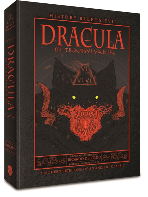 Book cover of: Dracula of Transylvania. By: Ricardo Delgado