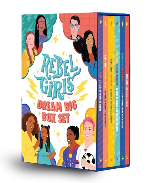 Book cover of: Rebel Girls Dream Big Box Set. By: Rebel Girls