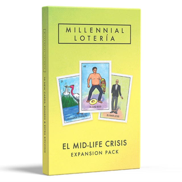 Book cover of: Millennial Loteria: El Midlife Crisis Expansion Pack. By: Mike Alfaro