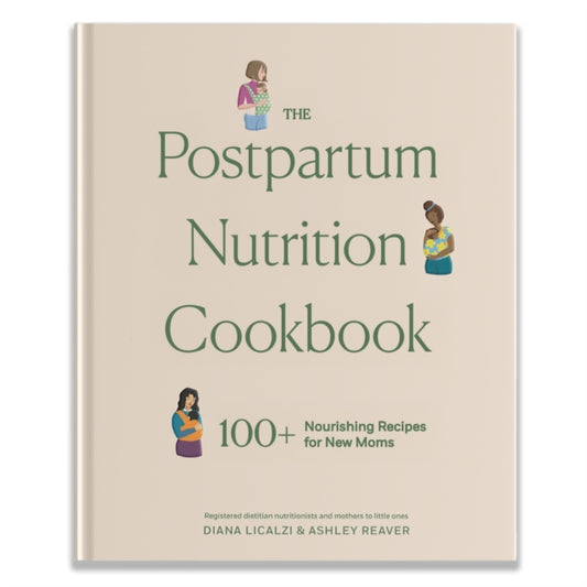 Book cover of: Postpartum Nutrition Cookbook. By: Diana Licalzi