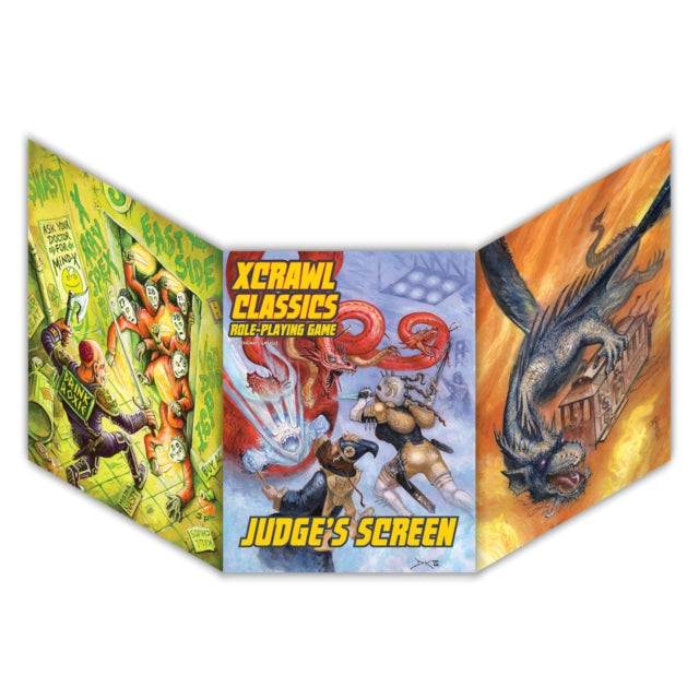 Book cover of: Xcrawl Classics Dungeon Judge’s Screen. By: Xcrawl Classics