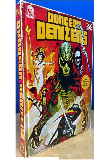 Book cover of: DCC RPG: Dungeon Denizens. By: Michael Curtis