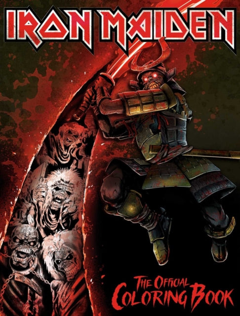 Book cover of: Iron Maiden: The Official Coloring Book. By: David Calcano