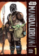 Book cover of: Star Wars: The Mandalorian: The Manga, Vol. 1. By: Yusuke Osawa