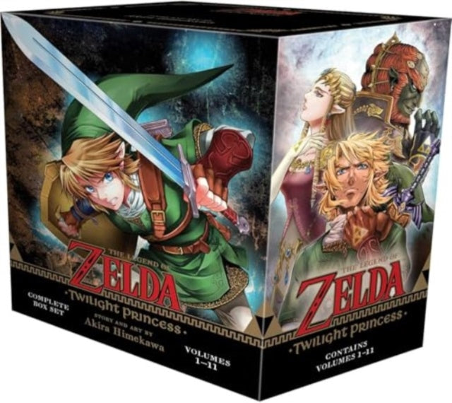 Book cover of: Legend of Zelda: Twilight Princess Complete Box Set. By: 姫川明
