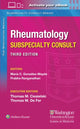 Book cover of: Washington Manual Rheumatology Subspecialty Consult. By: Dr. Maria Gonzalez MD