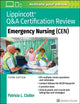 Book cover of: Lippincott Q&A Certification Review: Emergency Nursing (CEN). By: Patricia Clutter